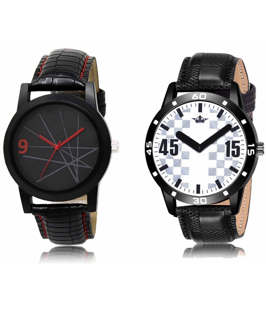     			Lorem - Analog Watch Watches Combo For Men and Boys ( Pack of 2 )