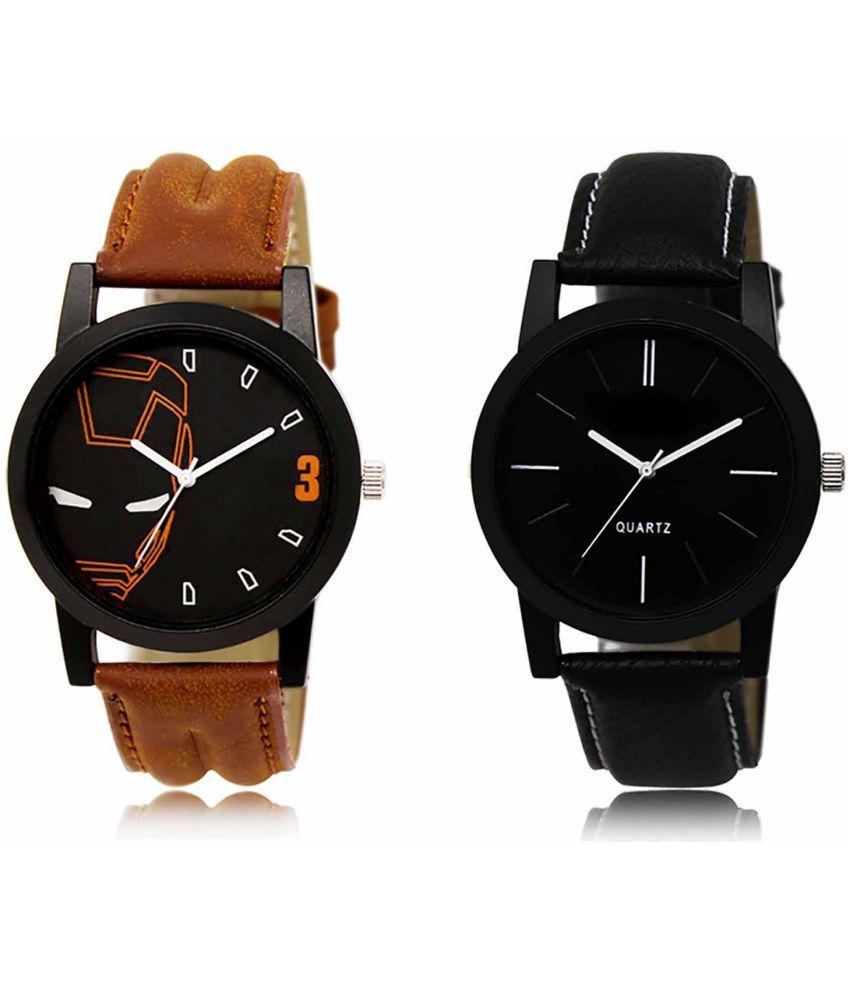     			Lorem - Analog Watch Watches Combo For Men and Boys ( Pack of 2 )