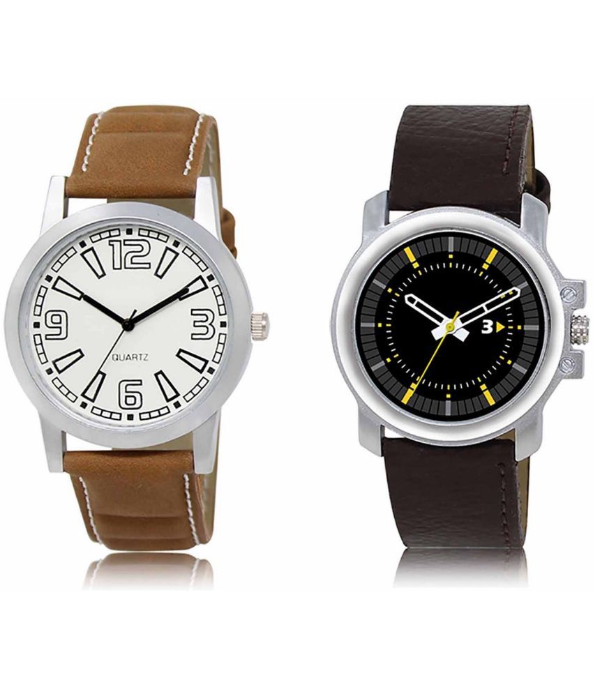     			Lorem - Analog Watch Watches Combo For Men and Boys ( Pack of 2 )