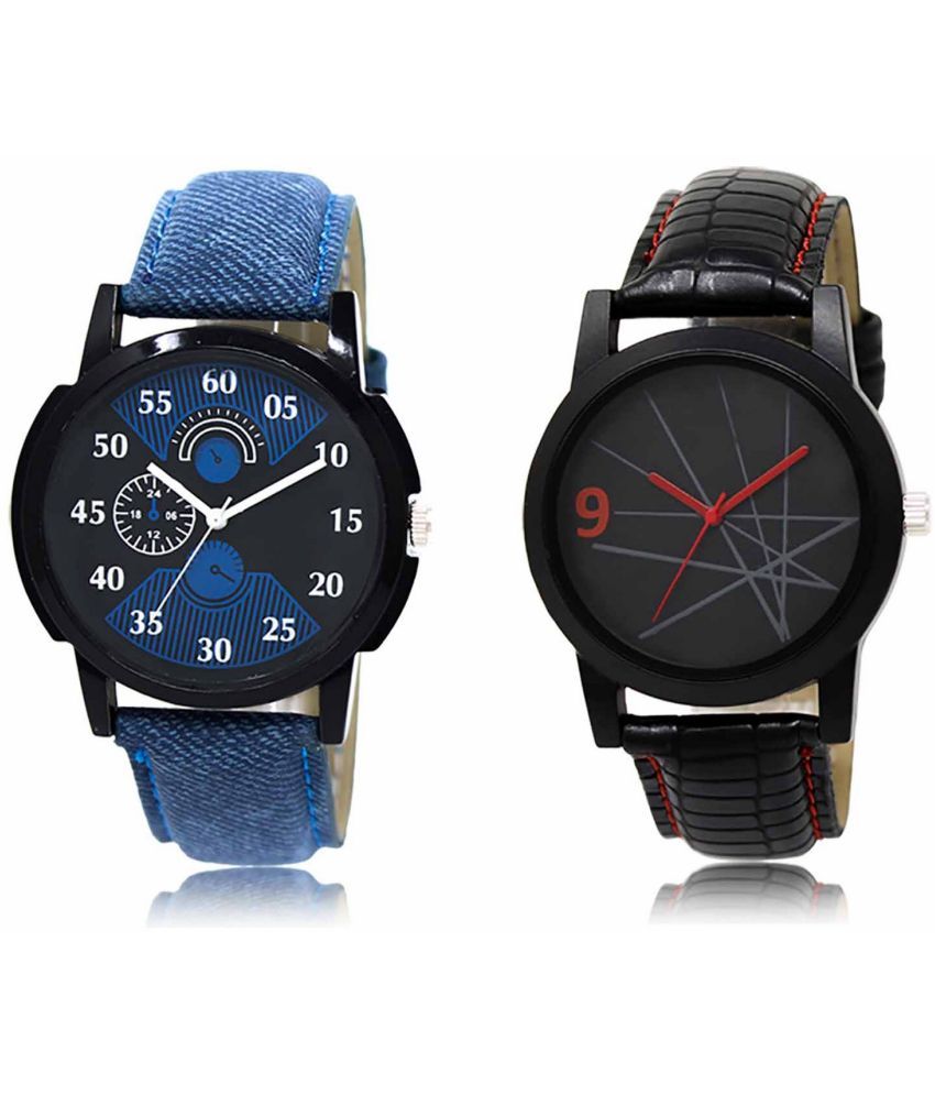     			Lorem - Analog Watch Watches Combo For Men and Boys ( Pack of 2 )