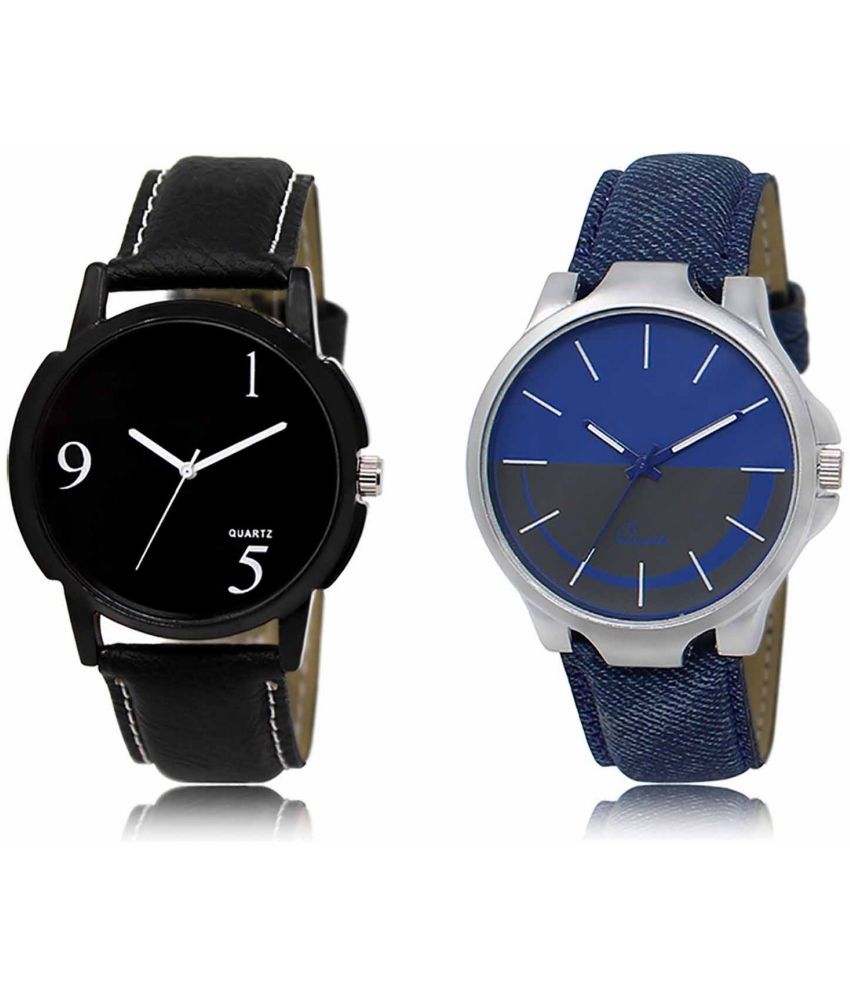     			Lorem - Analog Watch Watches Combo For Men and Boys ( Pack of 2 )