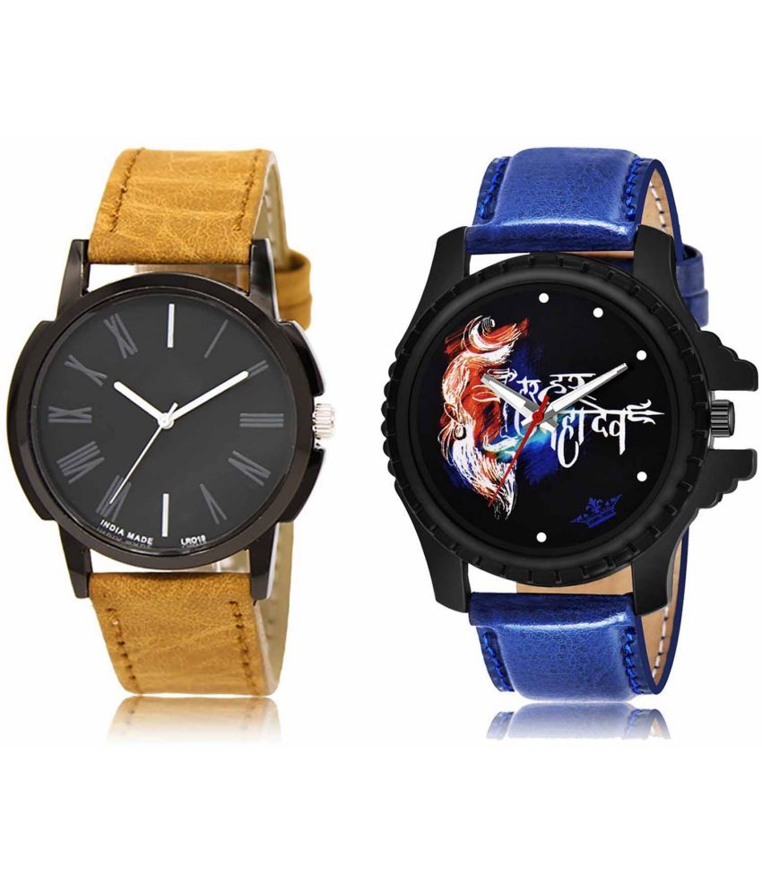     			Lorem - Analog Watch Watches Combo For Men and Boys ( Pack of 2 )