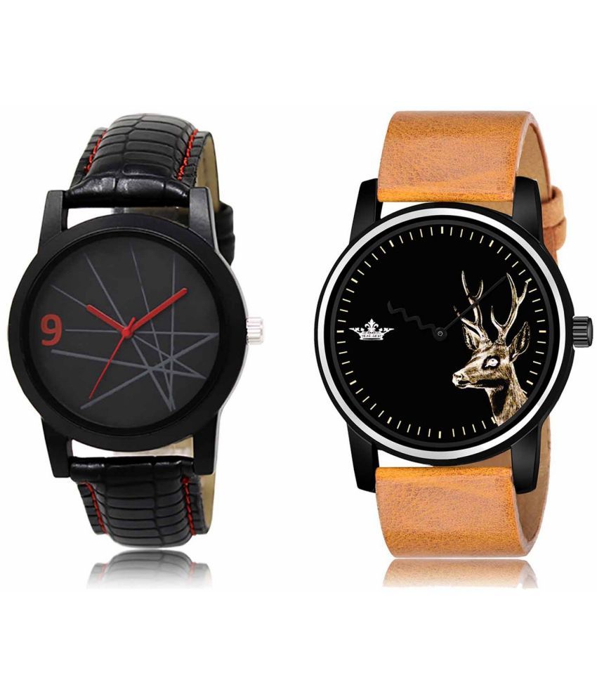     			Lorem - Analog Watch Watches Combo For Men and Boys ( Pack of 2 )