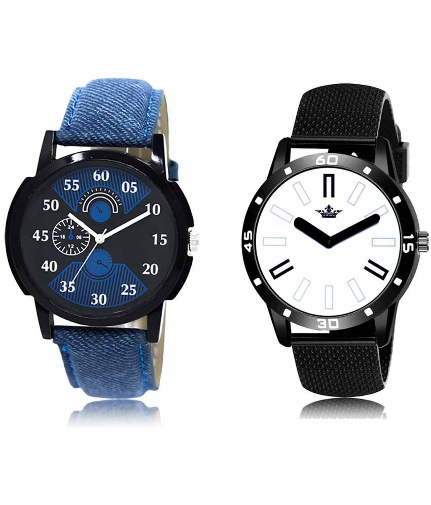     			Lorem - Analog Watch Watches Combo For Men and Boys ( Pack of 2 )