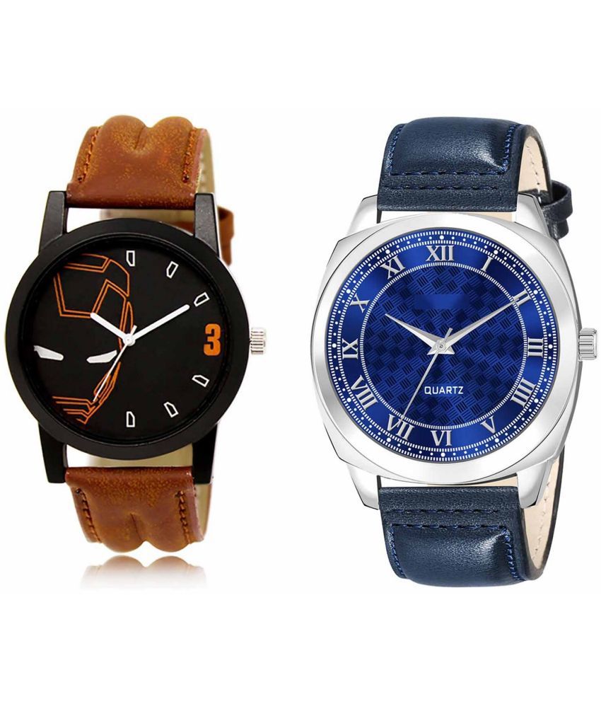     			Lorem - Analog Watch Watches Combo For Men and Boys ( Pack of 2 )