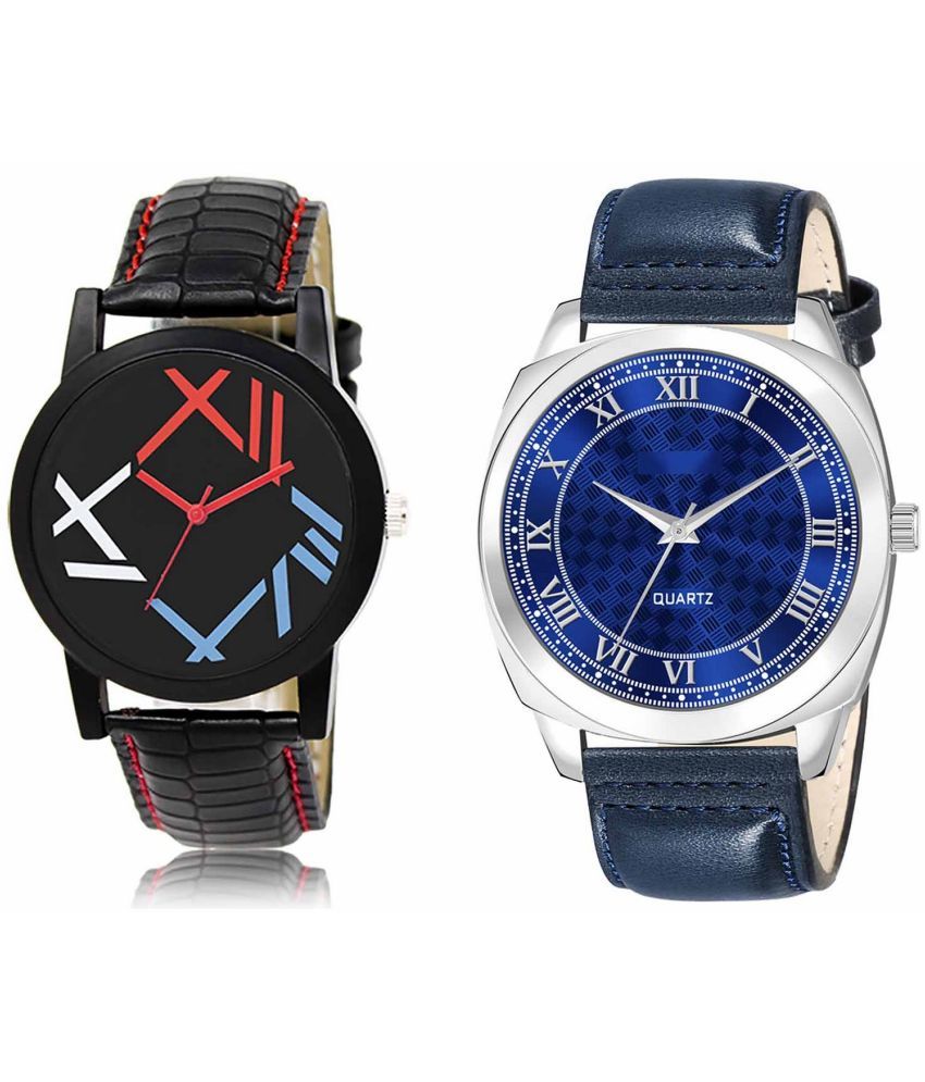     			Lorem - Analog Watch Watches Combo For Men and Boys ( Pack of 2 )