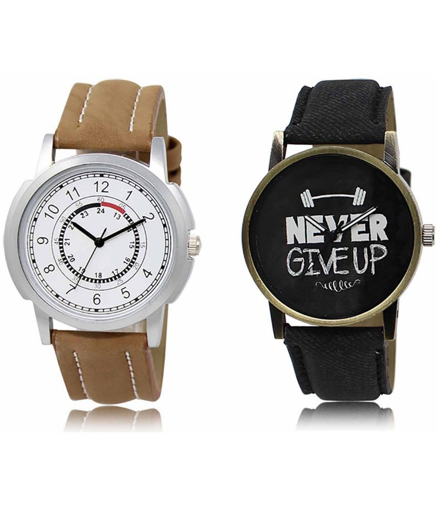     			Lorem - Analog Watch Watches Combo For Men and Boys ( Pack of 2 )