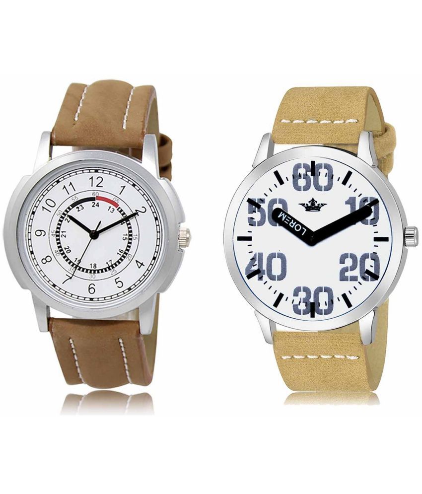     			Lorem - Analog Watch Watches Combo For Men and Boys ( Pack of 2 )