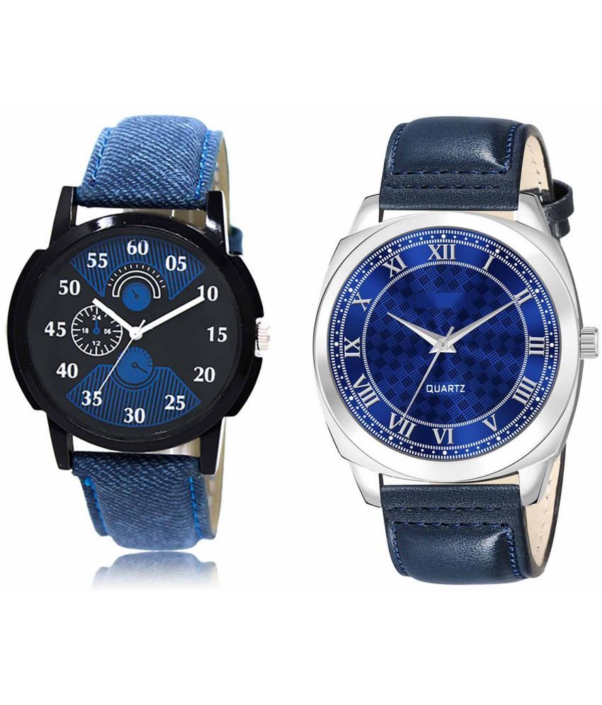     			Lorem - Analog Watch Watches Combo For Men and Boys ( Pack of 2 )