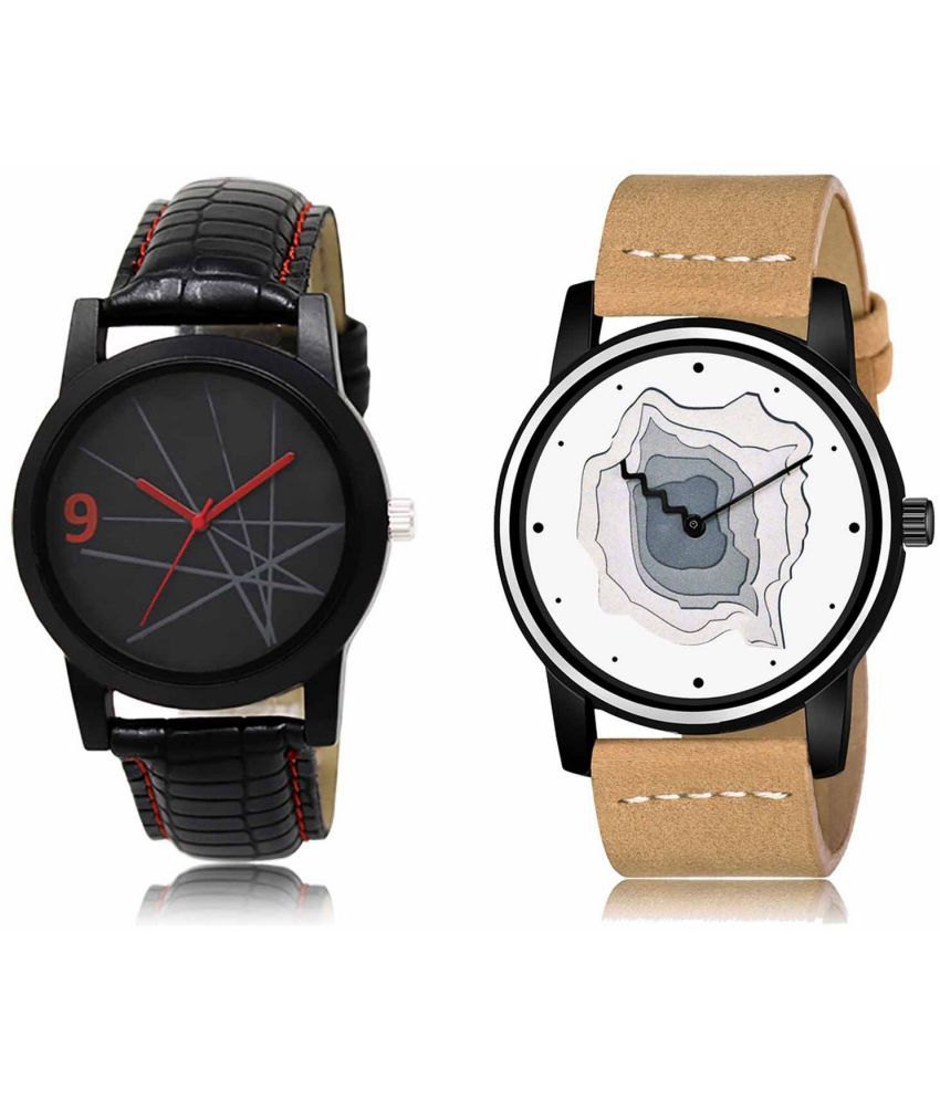     			Lorem - Analog Watch Watches Combo For Men and Boys ( Pack of 2 )