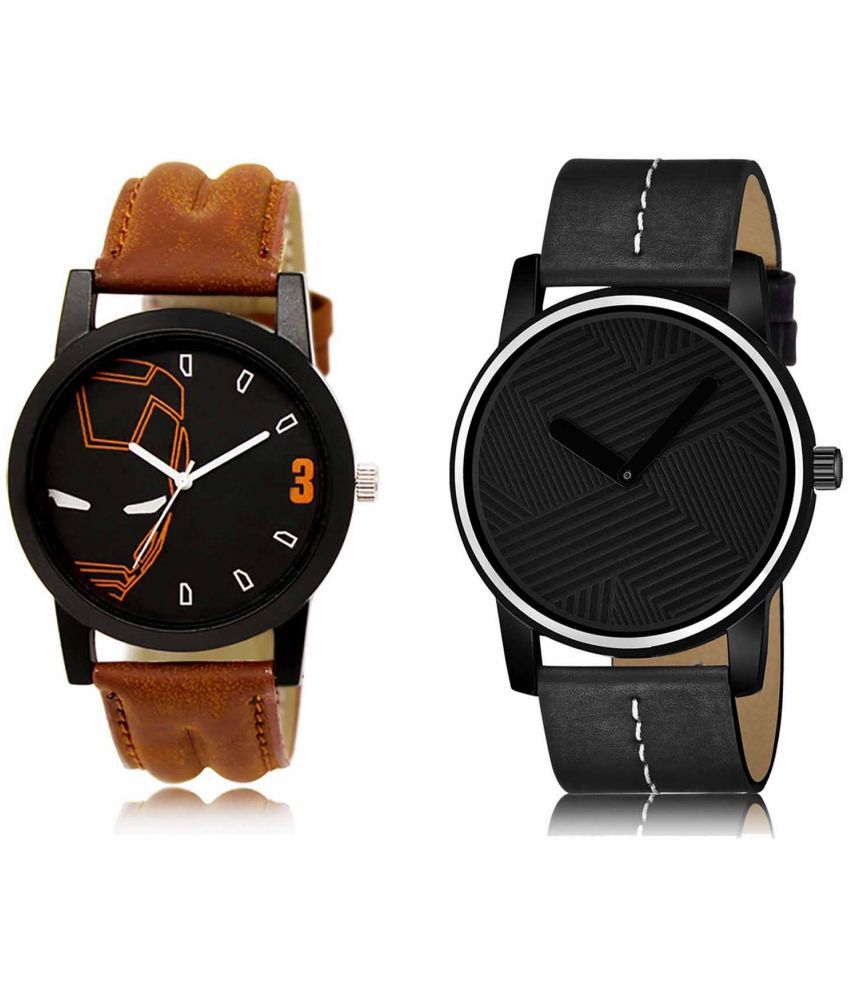     			Lorem - Analog Watch Watches Combo For Men and Boys ( Pack of 2 )