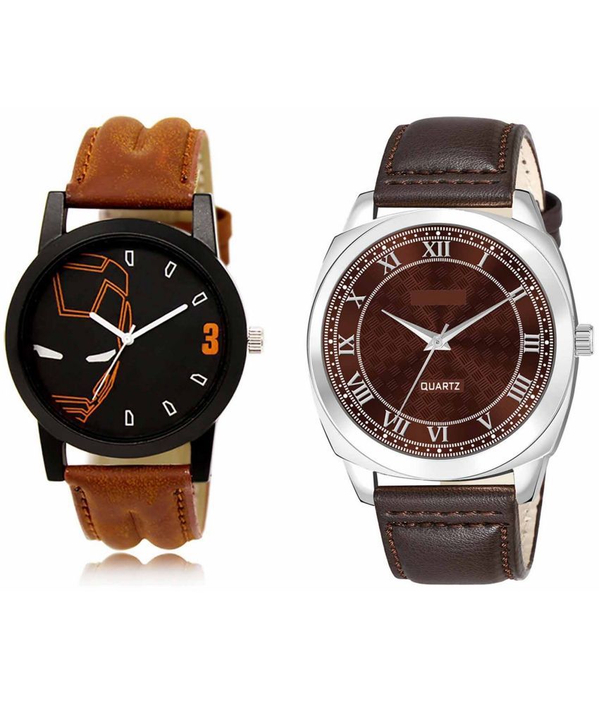     			Lorem - Analog Watch Watches Combo For Men and Boys ( Pack of 2 )