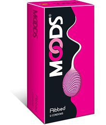 Moods Ribbed Condom 12's Pack of 2