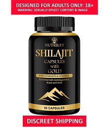 Nutriley Pure Shilajit Capsule, for Vigour &amp; Vitality, enriched with Shilajit, Hammer Of Thor Original Capsule For Performance Stamina, Size Immunity Enhancer, Original Shilajit.