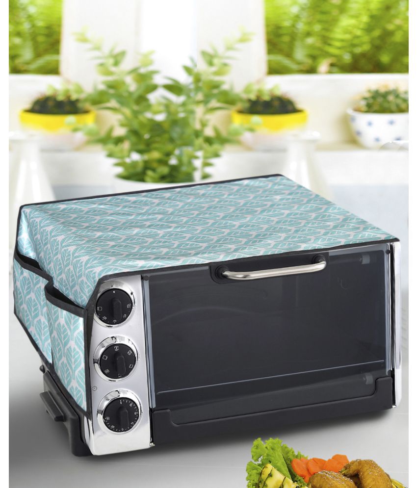     			Aazeem Single Polyester Blue Microwave Oven Cover - 20-22L