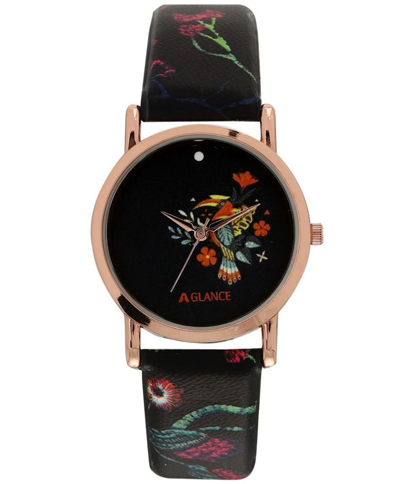     			Aglance - Multicolor Leather Analog Womens Watch