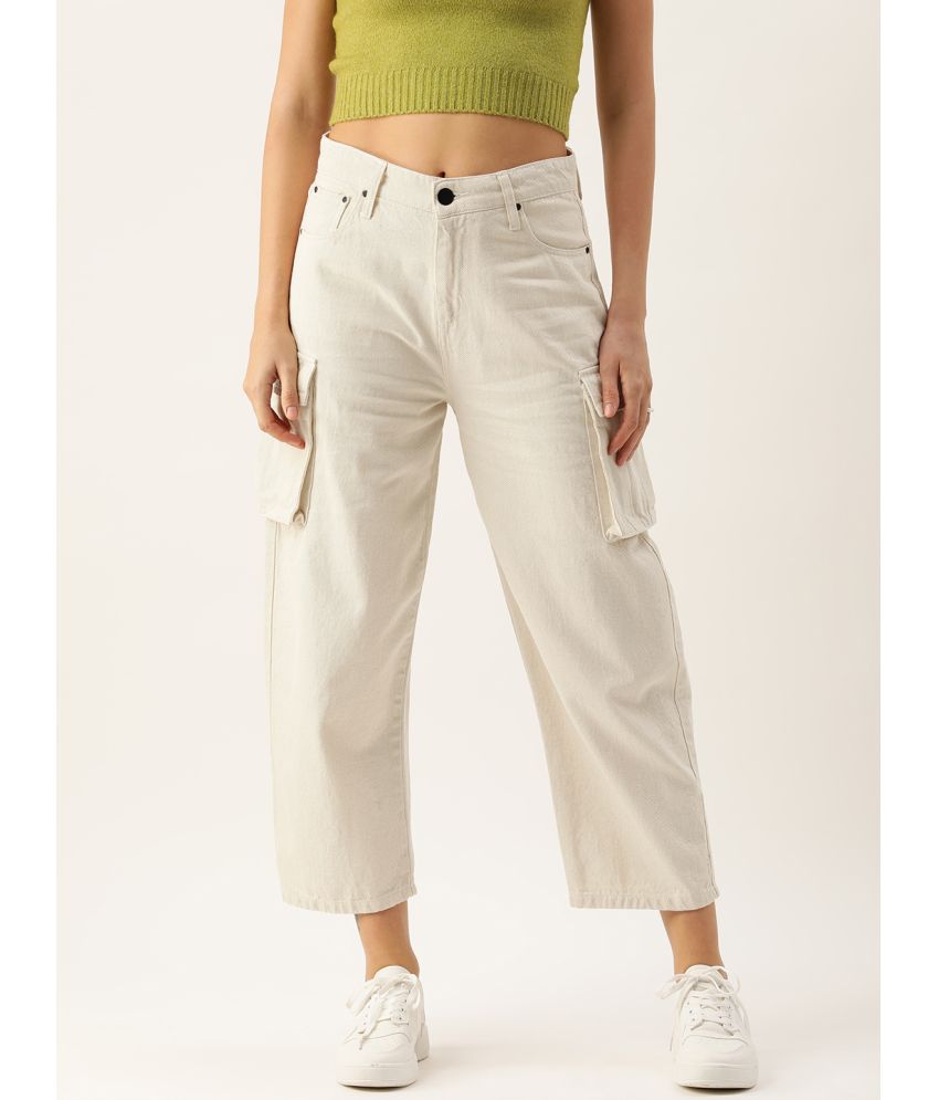     			Bene Kleed - Beige Cotton Regular Fit Women's Jeans ( Pack of 1 )