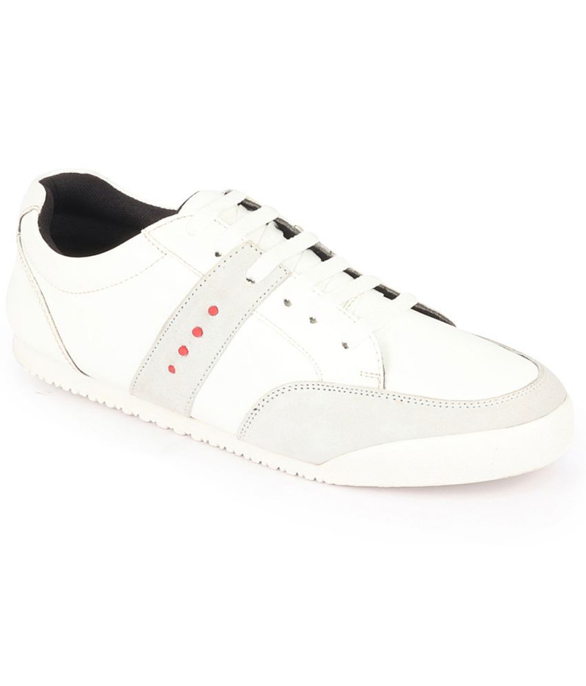     			Fausto Lace Up Sneakers Shoes White Men's Sneakers