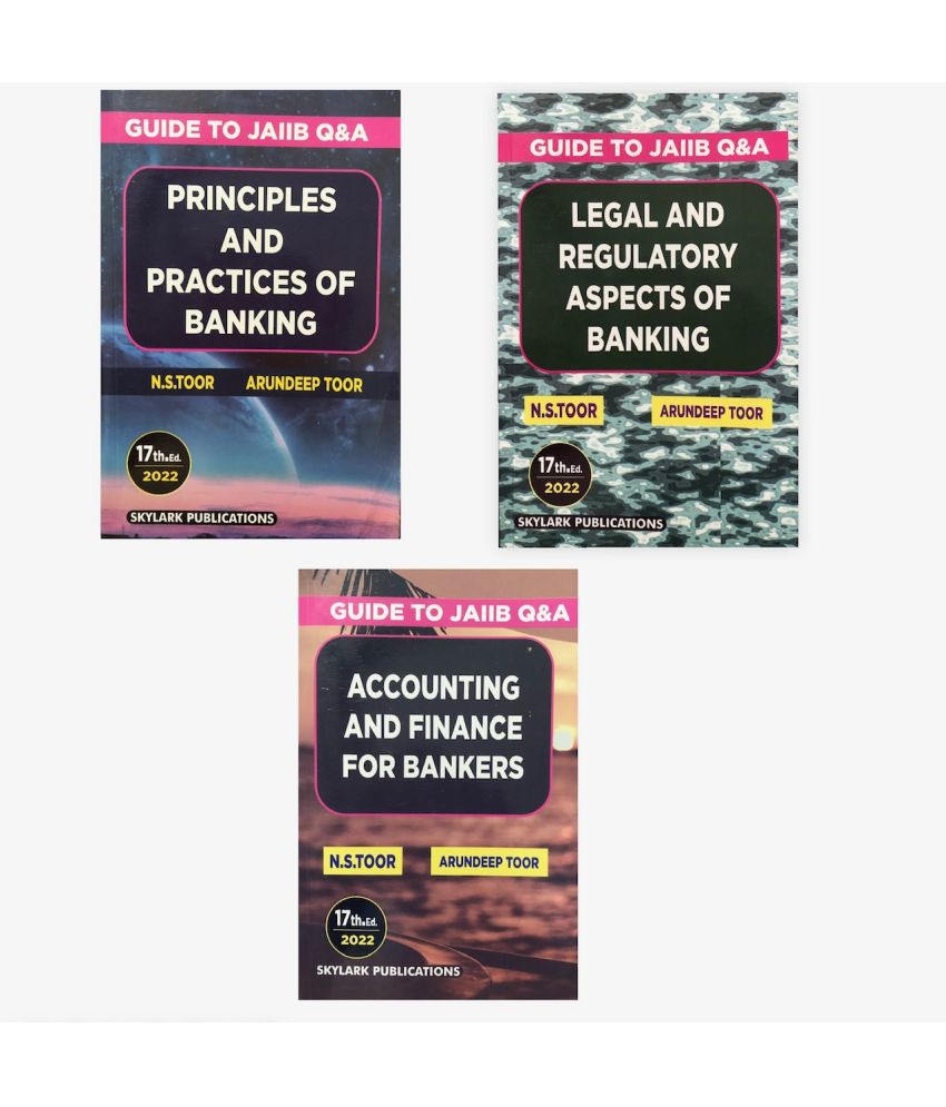     			Gude To Jaiib Legal And Reguatory Aspects Of Banking, Accounting And Finance For Bankers, Principles And Practices Of Banking Set Of 3 Book Combo Edition