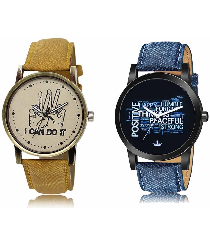     			Lorem - Analog Watch Watches Combo For Men and Boys ( Pack of 2 )