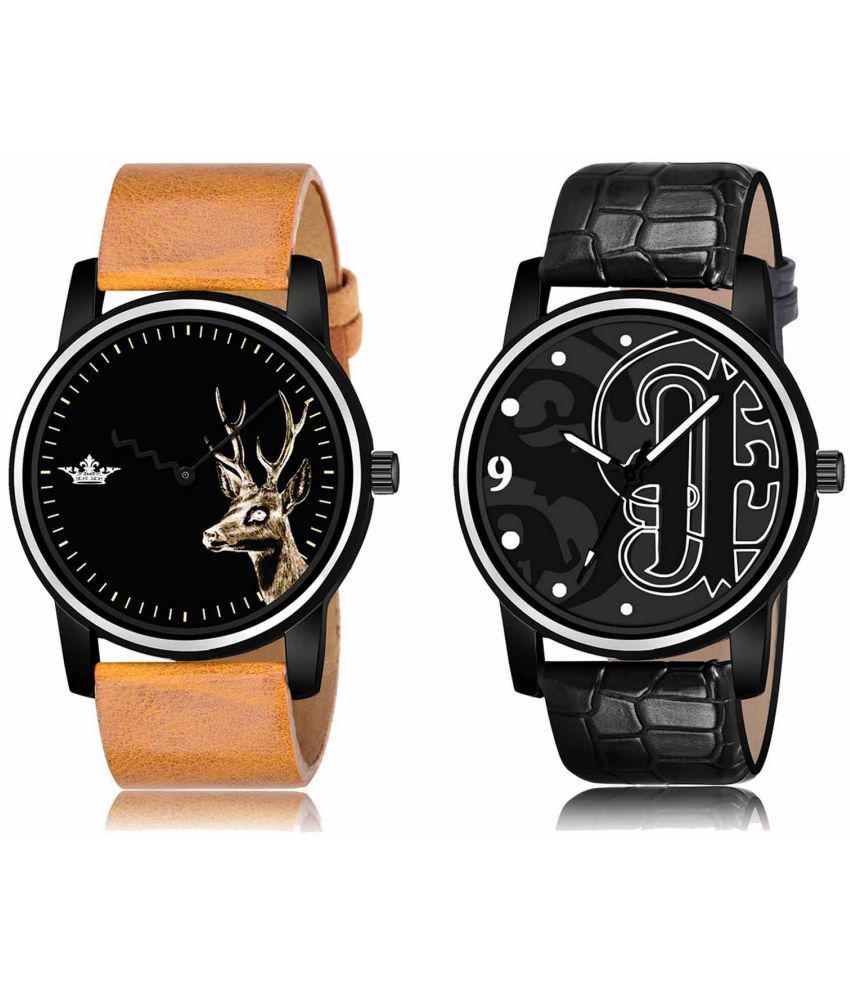     			Lorem - Analog Watch Watches Combo For Men and Boys ( Pack of 2 )