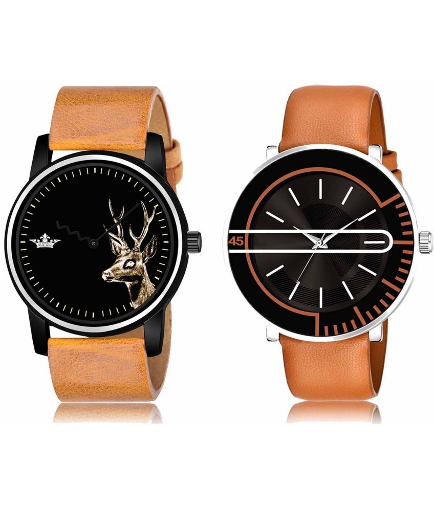     			Lorem - Analog Watch Watches Combo For Men and Boys ( Pack of 2 )