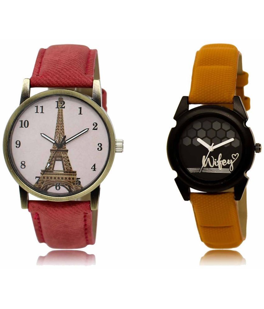     			Lorem - Analog Watch Watches Combo For Women and Girls ( Pack of 2 )