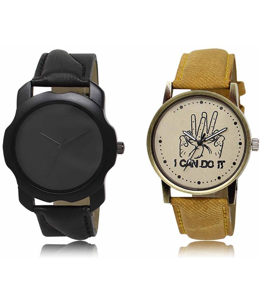     			Lorem - Analog Watch Watches Combo For Men and Boys ( Pack of 2 )