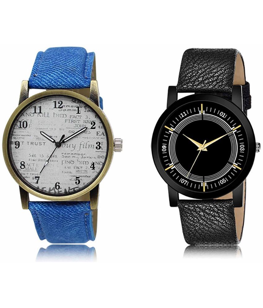     			Lorem - Analog Watch Watches Combo For Men and Boys ( Pack of 2 )