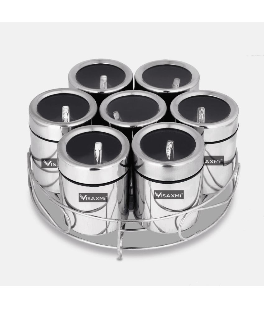     			Visaxmi Steel Silver Spice Container ( Set of 1 )