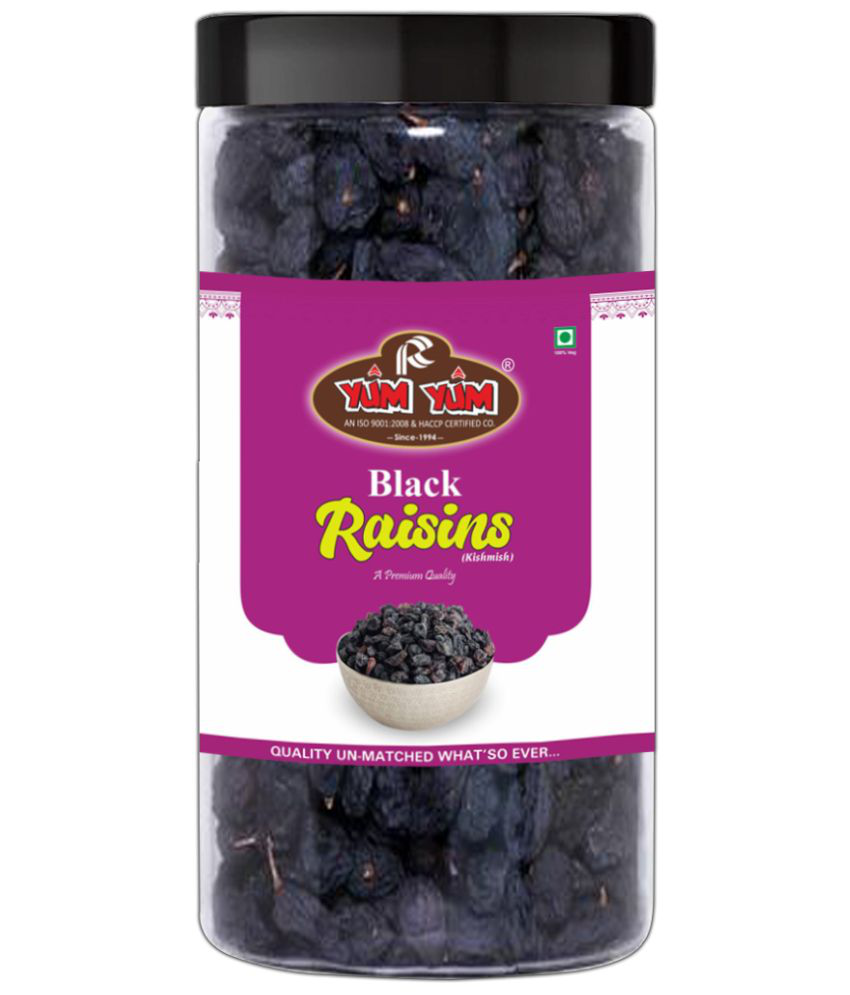     			YUM YUM Premium 250 g Dried Black Raisins Kishmish Dry Fruits