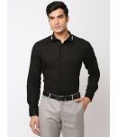 Solemio Cotton Regular Fit Full Sleeves Men's Formal Shirt - Black ( Pack of 1 )