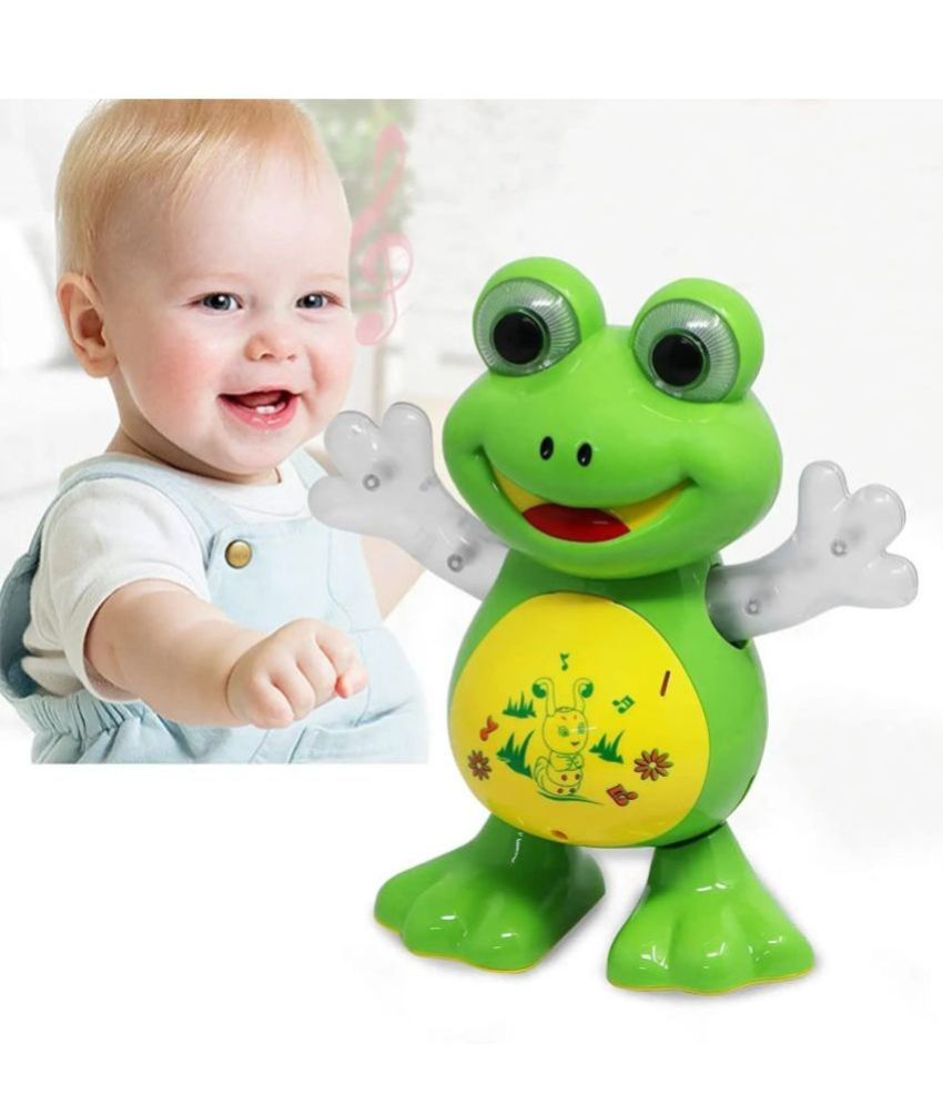     			Dancing Frog Musical and Dancing Frog Toy with Lights, Dancing Walking Toys, Baby Infant Toy Learning Development