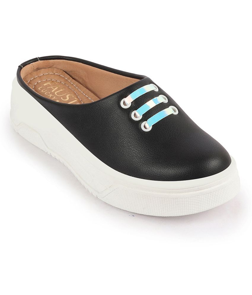     			Fausto - Black Women's Slip On