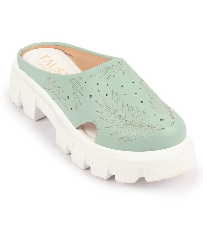     			Fausto - Green Women's Slip On