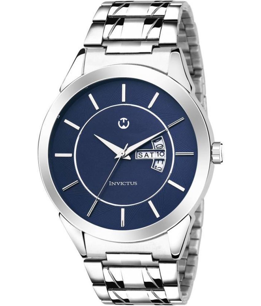     			Wizard Times - SILVER Stainless Steel Analog Men's Watch