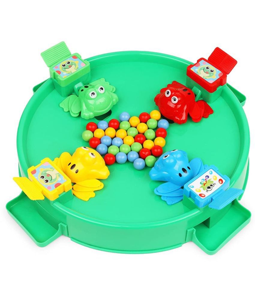     			Zyamalox  Frog Eat Beans Game-4 Players-61038 | Eat The Beans | Hungry Frog Game for Kids | Multiplayer Games | Game for Players | Board Game (Assorted colour and Print)