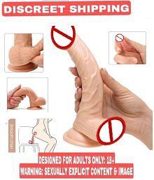 8 Inch SOFT SILICON Cur*v Shape Sex Toy Artificial Penis Dildo For Women By-SEXTANTRA