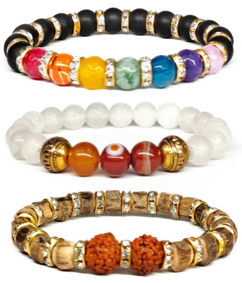     			DAIVYA WELLNESS - Multicolor Bracelet ( Pack of 3 )