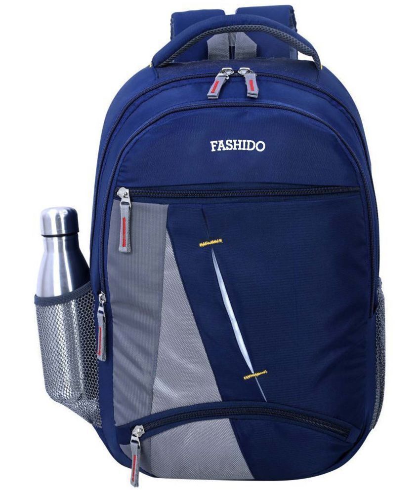     			FASHIDOFASHION - Blue Polyester Backpack ( 35 Ltrs )