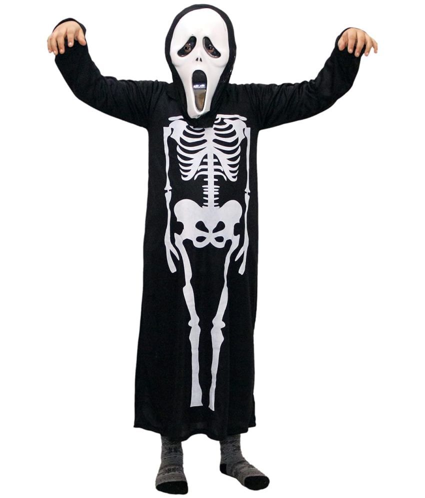     			Kaku Fancy Dresses Skeleton Halloween Costume For Kids | Skeleton Costume For Boys & Girls | Skeleton Dress For Kids | Scary Horror Theme Dress For Halloween