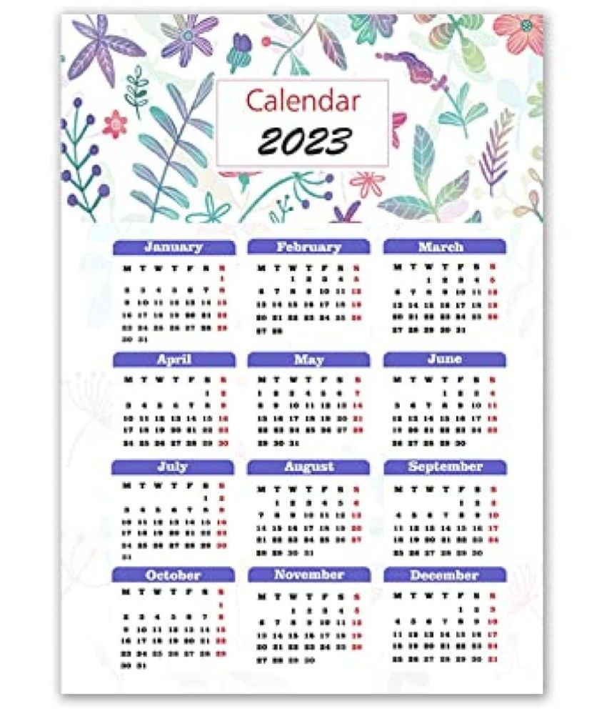     			Photojaanic Poster Calendars 2024 Paper Wall Poster Without Frame