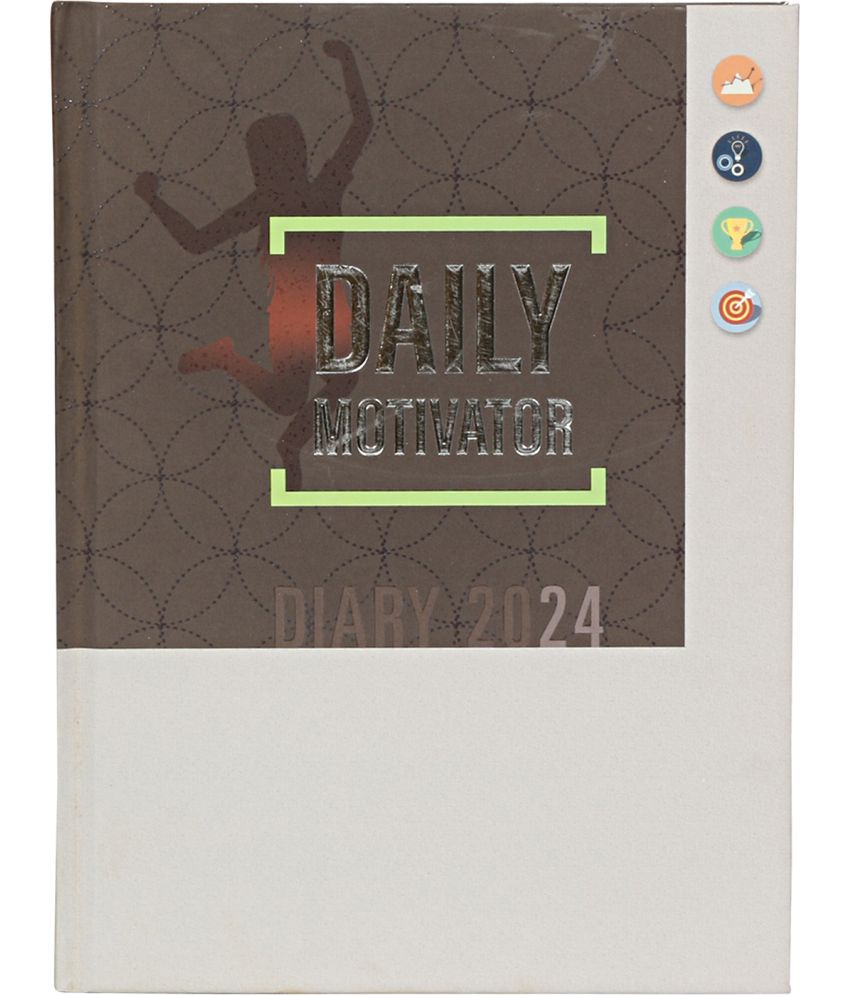     			Toss 2024 B5 Diary YES 330 Pages (Multicolor)AT-11 MOTIVATOR DIARY 2024