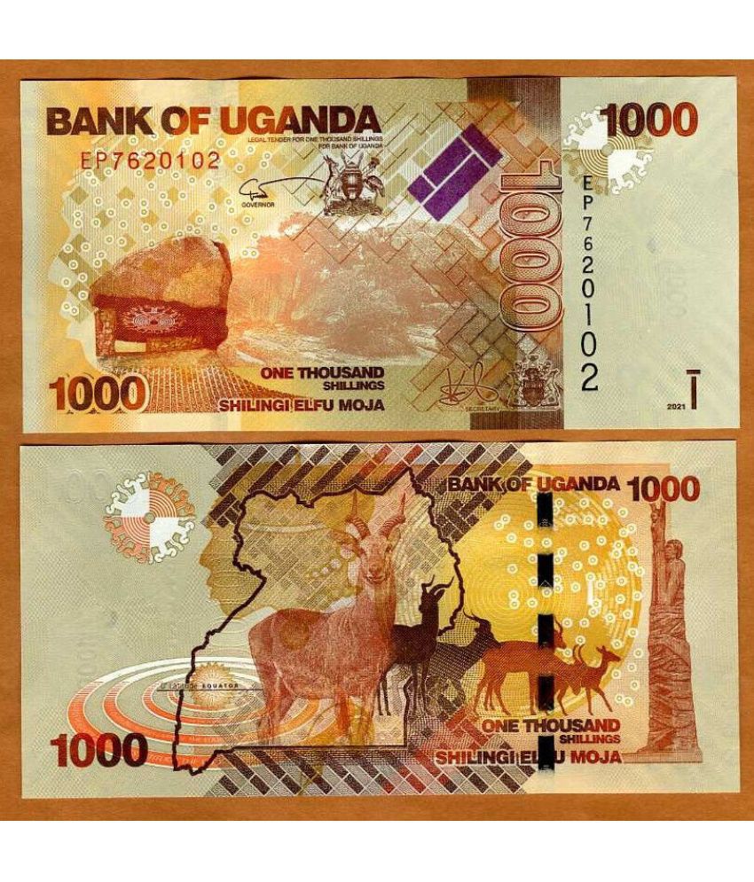     			Uganda 1000 Shillings Top Grade Gem UNC