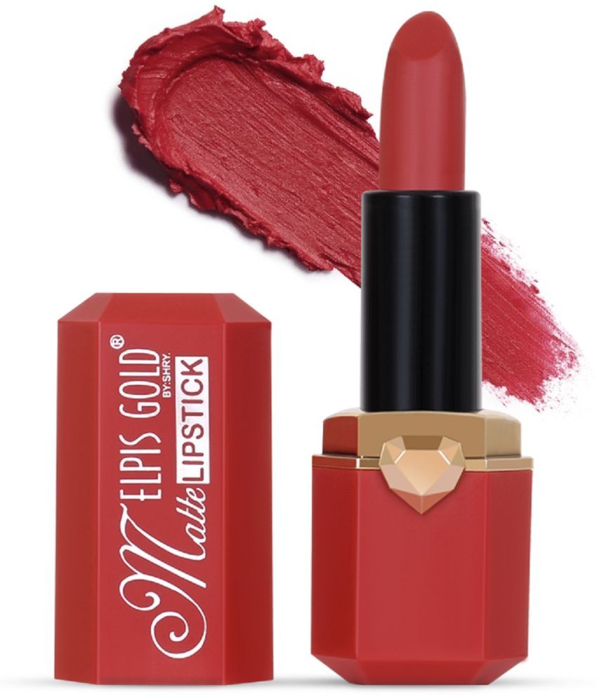     			ELPIS GOLD - Red Matte Lipstick 20