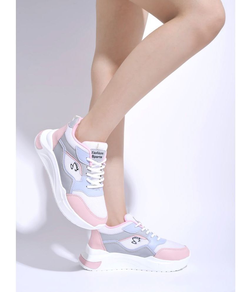     			Shoetopia - Pink Women's Running Shoes