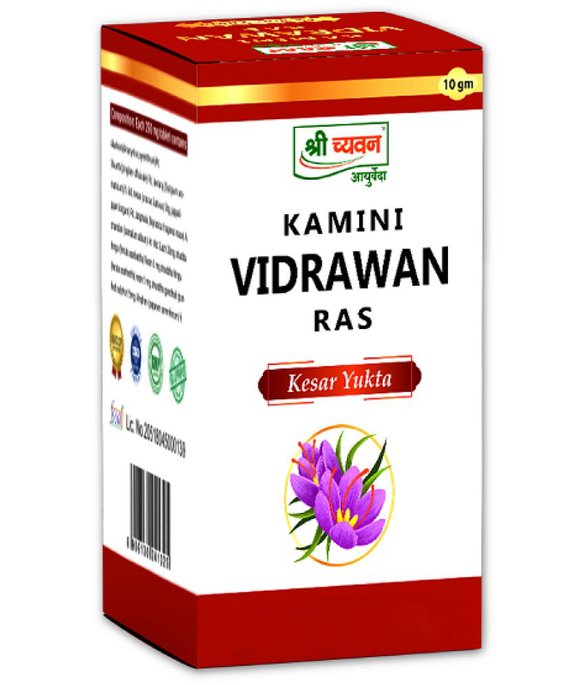     			Shri Chyawan Ayurved Kamini Vidrawan Ras Tablet 10 gm