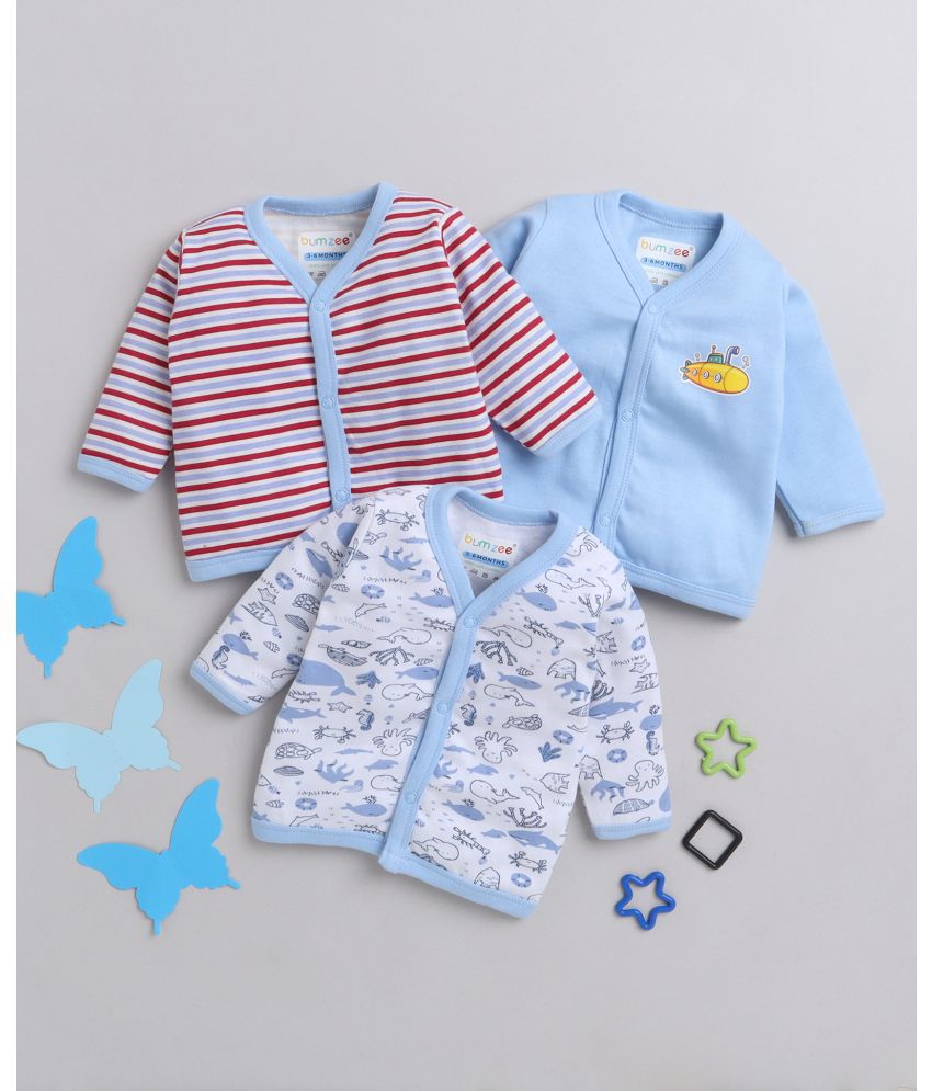    			BUMZEE - Blue Baby Boy T-Shirt ( Pack of 3 )
