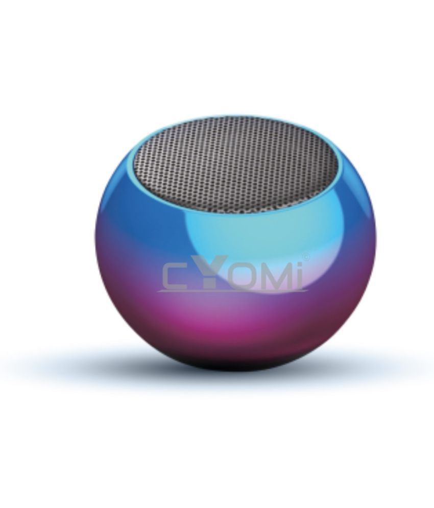     			CYOMI CY_601 2 W Bluetooth Speaker Bluetooth v5.0 with USB Playback Time 4 hrs Blue