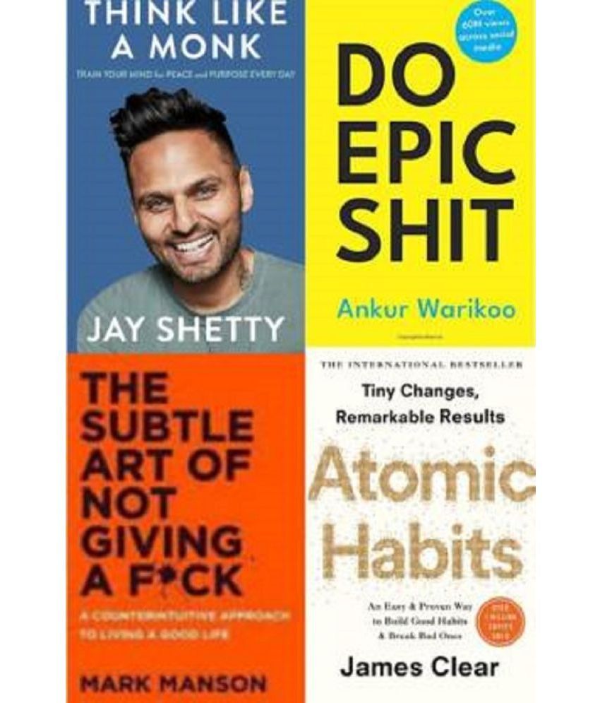     			Do Epic Shittt + Mark Manson's Book +Habits Remarkable Results And The Jay Shetty Book